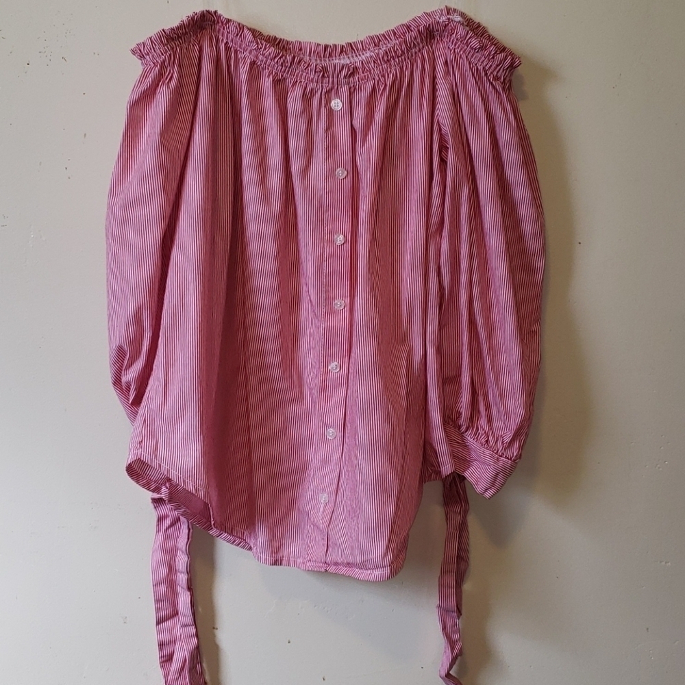 Active usa cold shoulder blouse #016